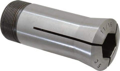 Lyndex - 11/16 Inch 5C Hex Collet - 1.041-24 Internal Thread Size, Steel, 0.012 Inch TIR - Exact Tool & Supply