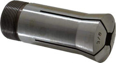 Lyndex - 3/8 Inch 5C Square Collet - 1.041-24 Internal Thread Size, Steel, 0.012 Inch TIR - Exact Tool & Supply