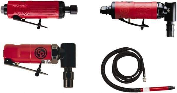 Chicago Pneumatic - 4 Piece, Air Die Grinder Kit - Exact Tool & Supply