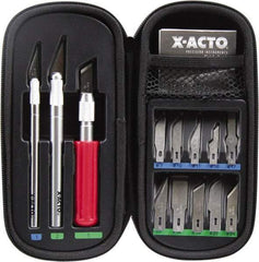 X-ACTO - Hobby Knife Set - 16 Pieces, Includes 3 Knives & 16 Blades - Exact Tool & Supply