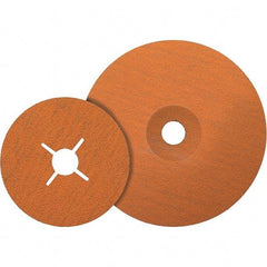 WALTER Surface Technologies - 7" Diam 7/8" Hole 120 Grit Fiber Disc - Ceramic, Series 15-X, Coolcut XX - Exact Tool & Supply