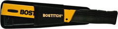 Stanley Bostitch - Manual Hammer Tacker - 1/4, 5/16, 3/8" Staples, 84 Lb Capacity, Yellow, Aluminum Die Cast - Exact Tool & Supply