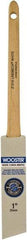 Wooster Brush - 1" Angled Hog Sash Brush - 2-3/16" Bristle Length, 6-1/2" Maple Rattail Handle - Exact Tool & Supply
