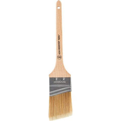 Wooster Brush - 2" Angled Synthetic Sash Brush - 2-7/16" Bristle Length, 8" Maple Rattail Handle - Exact Tool & Supply