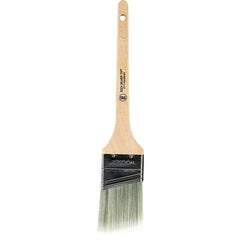 Wooster Brush - 2" Angled Synthetic Sash Brush - 2-7/16" Bristle Length, 7-1/4" Wood Rattail Handle - Exact Tool & Supply
