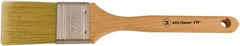 Wooster Brush - 2" Flat Synthetic Sash Brush - 2-11/16" Bristle Length, 7-7/8" Maple Fluted Handle - Exact Tool & Supply