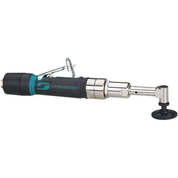 Dynabrade - 2" Max Disc, 3,200 RPM, Pneumatic Handheld Disc Sander - 26 CFM, 1/4" Inlet, 0.4 hp, 90 psi, Includes Wrench & Disc Sander - Exact Tool & Supply