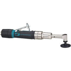 Dynabrade - 2" Max Disc, 3,200 RPM, Pneumatic Handheld Disc Sander - 26 CFM, 1/4" Inlet, 0.4 hp, 90 psi, Includes Wrench & Disc Sander - Exact Tool & Supply