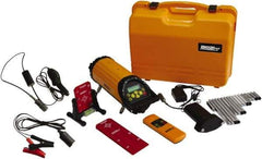 Johnson Level & Tool - 1 Beam 800' Max Range Self Leveling Pipe Laser - Red Beam, 1/16" at 100' Accuracy, 5-1/4" Long x 15" High, Battery Included - Exact Tool & Supply