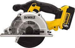 DeWALT - 20 Volt, 5-1/2" Blade, Cordless Circular Saw - 3,700 RPM, 2 Lithium-Ion Batteries Included - Exact Tool & Supply