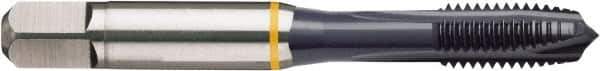 Guhring - 1-8 UNC, TiCN Finish, Cobalt Spiral Point Tap - Plug Chamfer, Right Hand Thread, 5.13" OAL, 1-1/2" Thread Length, 0.8" Shank Diam, 2B/3B Class of Fit, Series 4404 - Exact Tool & Supply