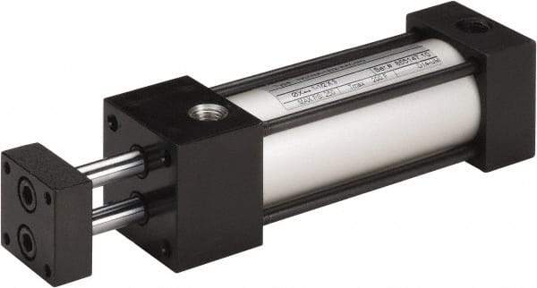 Norgren - 8" Stroke x 2-1/2" Bore Double Acting Air Cylinder - 1/4 Port, 250 Max psi, -20 to 200°F - Exact Tool & Supply