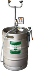 Guardian - 15 Gallon, 0.65 GPM Flow Rate at 80 PSI, Pressurized with Drench Hose, Portable Eye Wash Station - Exact Tool & Supply