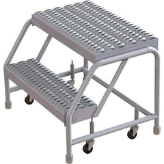 TRI-ARC - Rolling & Wall Mounted Ladders & Platforms Type: Rolling Warehouse Ladder Style: Rolling Safety Ladder - Exact Tool & Supply