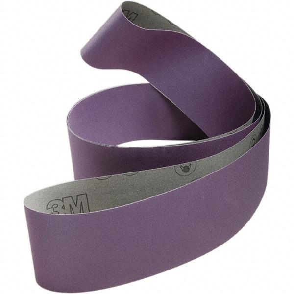 3M - 4" Wide x 132" OAL, 80 Grit, Ceramic Abrasive Belt - Ceramic, Coated, Cloth Backing, Series 970DZ - Exact Tool & Supply