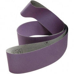 3M - 4" Wide x 132" OAL, 80 Grit, Ceramic Abrasive Belt - Ceramic, Coated, Cloth Backing, Series 970DZ - Exact Tool & Supply