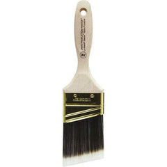 Wooster Brush - 2-1/2" Angled Nylon/Polyester Varnish Brush - 2-15/16" Bristle Length, 5-5/8" Plastic Beavertail Handle - Exact Tool & Supply