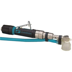 Dynabrade - 1/4" Keyed Chuck - Right Angle Handle, 3,200 RPM, 0.4 hp, 90 psi - Exact Tool & Supply