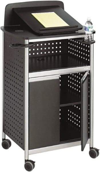 Safco - Laminated, Steel Portable Lectern - 22" Deep x 28-3/4" Wide x 49-3/4" High - Exact Tool & Supply