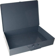 Durham - 13-3/8 Inches Wide x 2 Inches High x 9-1/4 Inches Deep Compartment Box - Steel , 1 Compartment - Exact Tool & Supply