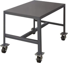 Durham - Mobile Work Bench - Steel, Gray, 36" Long x 24" Deep x 24" High - Exact Tool & Supply