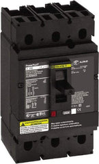 Square D - 600 VAC, 250 Amp, Automatic Molded Case Switch - 3 Pole, 18 at 600 VAC, 35 at 480 VAC, 65 at 240 VAC kA Interrupting Rating x 4.12 Inch Wide x 5 Inch Deep x 7.52 Inch High - Exact Tool & Supply