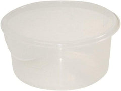 Rubbermaid - Round, Clear Polypropylene & Polycarbonate Food Storage Container - 10.6" High x 10" Wide - Exact Tool & Supply