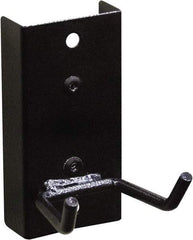 Triton - 4" Long Double Prong Tool Holder Pegboard Hook - 2" Projection, Steel - Exact Tool & Supply