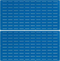 Triton - 48" Wide x 24" High, Blue Louvered Bin Panel - Use with LocBin - Exact Tool & Supply