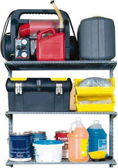 Triton - 18" Wide, 32" High, Open Shelving Accessory/Component - Steel, Epoxy Coated Finish, 34" Long, Use with 1700 Storability Series - Exact Tool & Supply