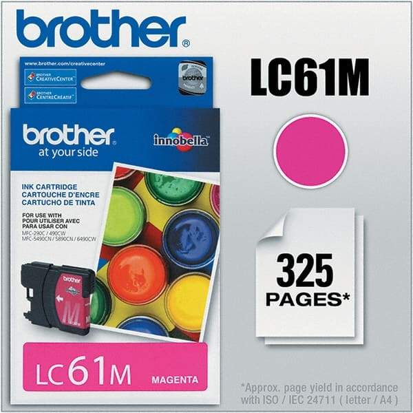 Brother - Magenta Ink Cartridge - Use with Brother DCP-J140W, 165C, 375CW, 385C, 395CN, 585CW, MFC-250C, 255CW, 290C, 295CN, 490CW, 495CW, J615W, 775CW, 790CW, 795CW, 990CW - Exact Tool & Supply
