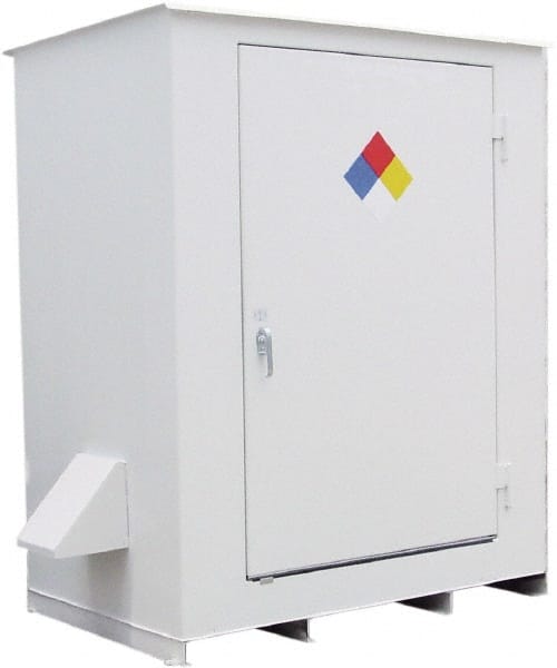 Enpac - Outdoor Safety Storage Buildings Number of Drums: 4 Fire Rated: Yes - Exact Tool & Supply