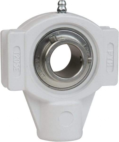 Value Collection - 1-1/4" ID, 4.91" OAL x 4.03" OAH Take Up Unit - 2,540 Lb Static Cap, 4,383 Lb Dyn Cap, Thermoplastic - Exact Tool & Supply