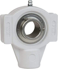 Value Collection - 1-1/4" ID, 4.91" OAL x 4.03" OAH Take Up Unit - 2,540 Lb Static Cap, 4,383 Lb Dyn Cap, Thermoplastic - Exact Tool & Supply