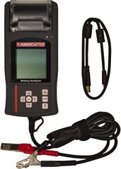 Associated Equipment - 12 Volt Battery Tester with Case & Manual - 100 to 1,700 CCA Range, 5' Cable - Exact Tool & Supply