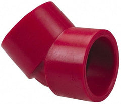 NIBCO - 4" PVDF Plastic Pipe Fitting - S x S End Connections - Exact Tool & Supply