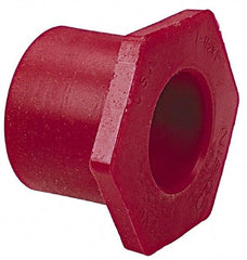 NIBCO - 3/4 x 1/2" PVDF Plastic Pipe Flush Socket Reducer Bushing - Schedule 80, SPIG x S End Connections - Exact Tool & Supply