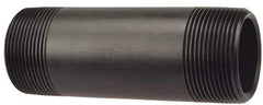 NIBCO - 2" Pipe, PVDF Threaded Plastic Pipe Nipple - Schedule 80, Red - Exact Tool & Supply