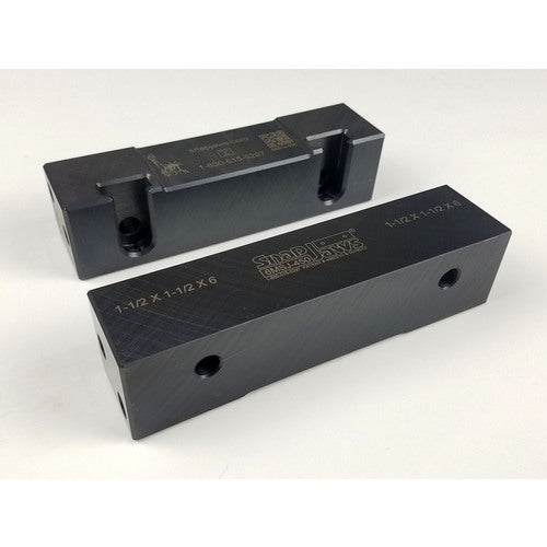 ‎Machine Soft Jaw 6 × 1-1/2 × 1-1/2 1 Pair - Exact Tool & Supply