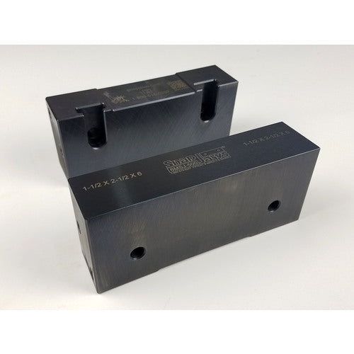 ‎Machine Soft Jaw 6 × 1-1/2 × 2-1/2 1 Pair - Exact Tool & Supply