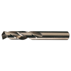 #1 RHS / RHC HSS-CO 8% (M42) 135 Degree Split Point Heavy Duty Cobalt Screw Machine Drill - Straw / Gold Oxide - Exact Tool & Supply