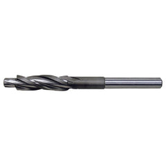 #12 HSS Straight Shank 3-Flute Capscrew Counterbore- Bright - Exact Tool & Supply