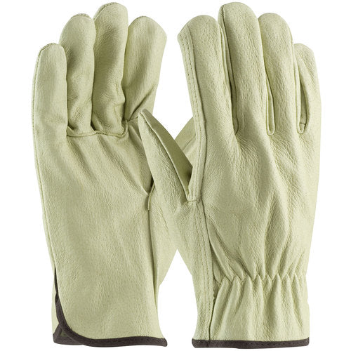 ‎70-301/XL Leather Drivers Gloves - Top Grain Pigskin Leather Drivers - Economy Grade - Straight Thumb - Exact Tool & Supply
