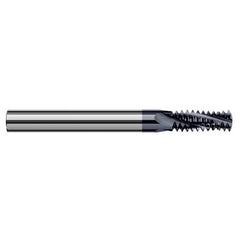 ‎0.4950″ Cutter Diameter × 0.8750″ (7/8″) Length of Cut Carbide Multi-Form 1/2″, 3/4″-14 NPT Thread Milling Cutter, 4 Flutes, AlTiN Coated - Exact Tool & Supply