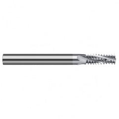 ‎0.3050″ Cutter Diameter × 0.6250″ (5/8″) Length of Cut Carbide Multi-Form 1/4″, 3/8″-18 NPT Thread Milling Cutter, 4 Flutes, TiB2 Coated - Exact Tool & Supply