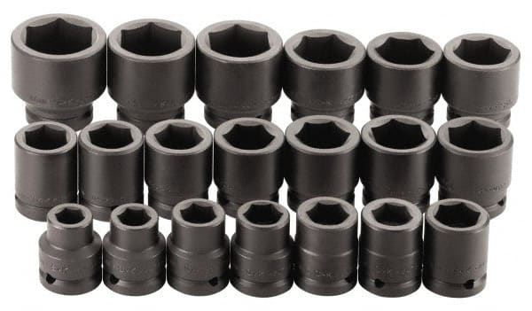 SK - 3/4" Drive 38mm Standard Impact Socket - Exact Tool & Supply
