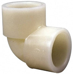 NIBCO - 3/4" PVDF Plastic Pipe 90° Elbow - Schedule 80, S x S End Connections - Exact Tool & Supply