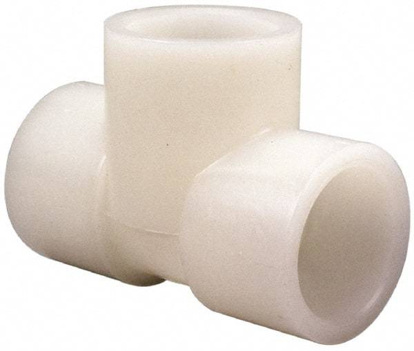 NIBCO - 6" PVDF Plastic Pipe Fitting - S x S x S End Connections - Exact Tool & Supply