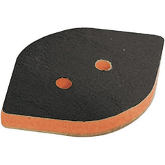 Dynabrade - 2-3/8" Wide, 3-3/4" Long, Tear Drop Conversion Backing Pad - Exact Tool & Supply