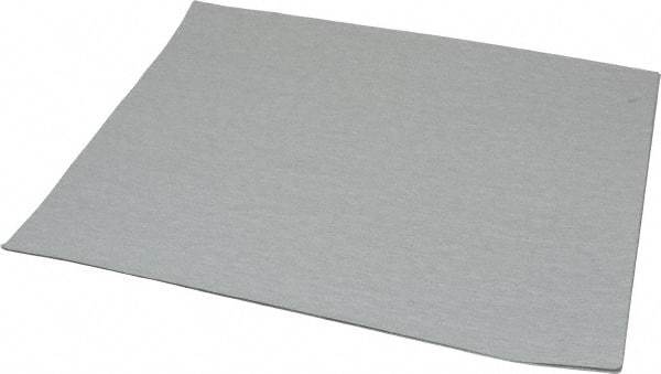 Made in USA - 280 Grit, Aluminum Oxide Sanding Sheet - 11" Long x 9" Wide, Extra Fine Grade, A Weighted Backing - Exact Tool & Supply
